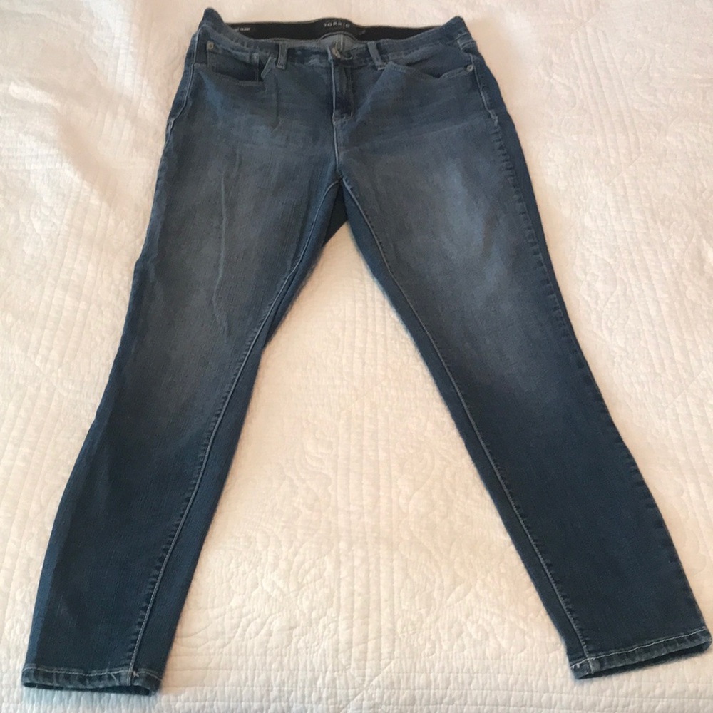 Torrid Sky High Skinny Jean Size 14 Tall
